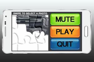 Pistol puzzle Plakat