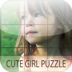 Cute Girl Puzzle Games आइकन