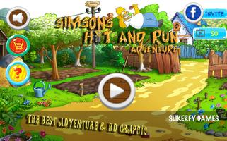 Super Simsons Hit And Run Adventure captura de pantalla 1