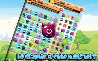 Monster Match: Monsters Cute Blast Match 2018 постер