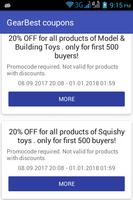 GearBest coupons Poster