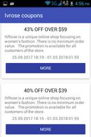 Ivrose coupons screenshot 1