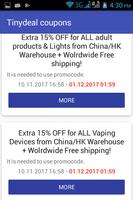 Tinydeal coupons screenshot 1