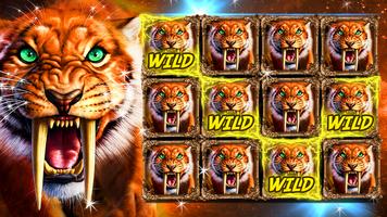 SaberTooth Tiger: Slots Casino Affiche