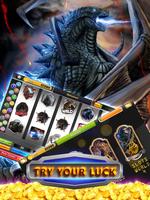 Godzilla Slot Machines Casino plakat
