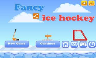 Fancy ice hockey Affiche
