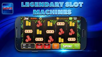 Gaming machines and slots online Plakat