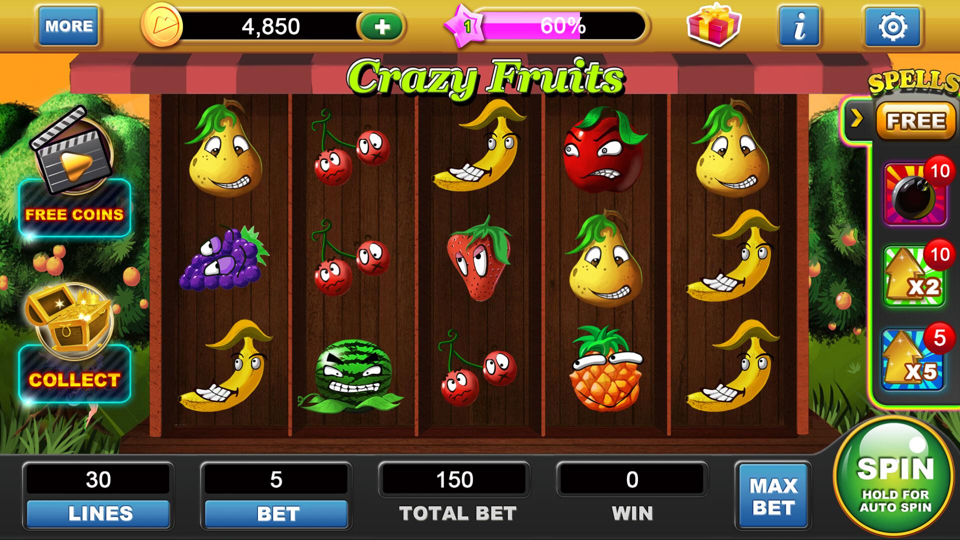 crazy fruits slots