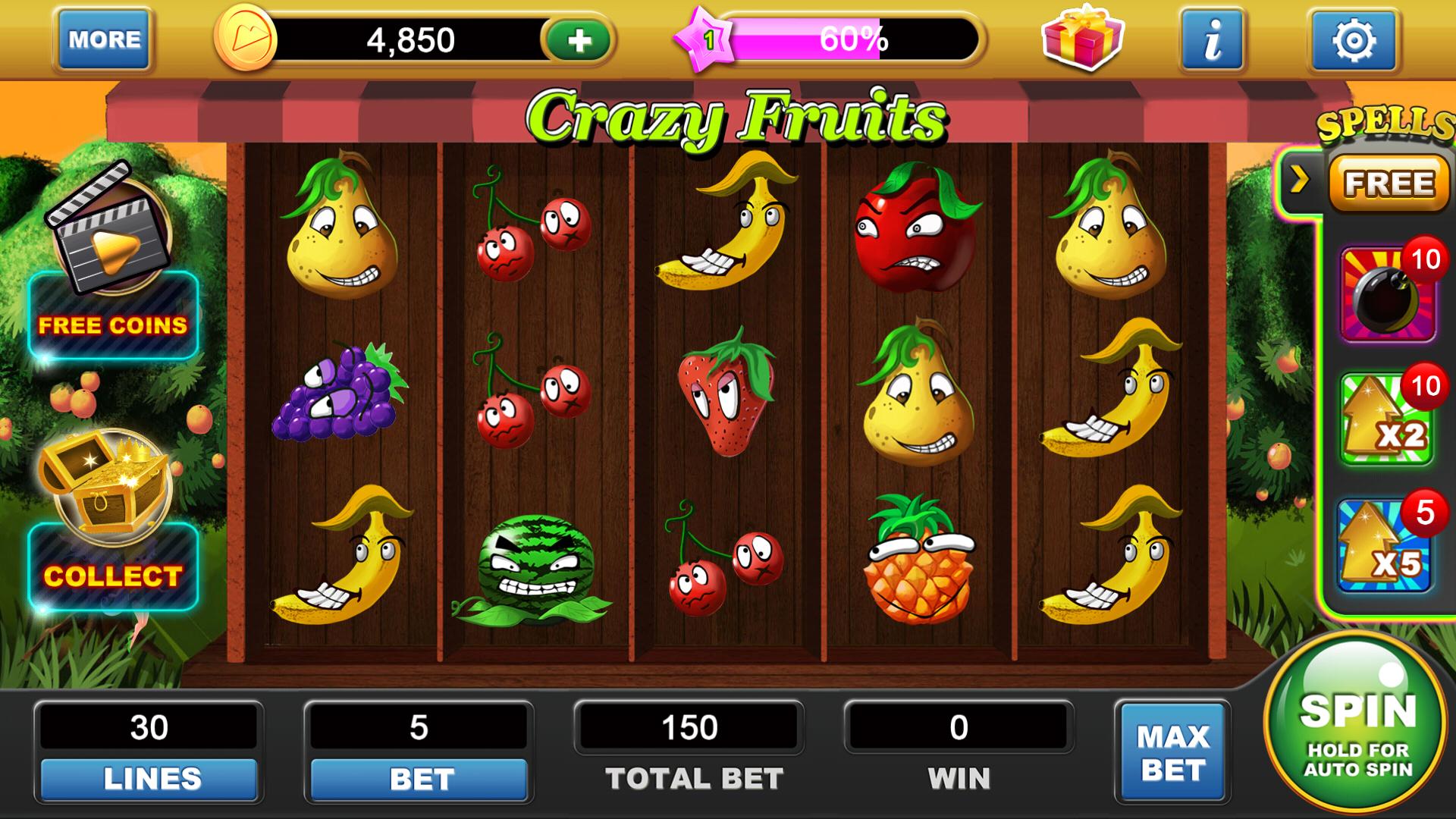 crazy fruits играть бесплатно