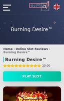 Burning Desire Slot Affiche