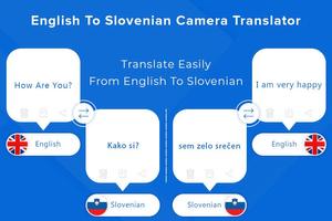 Slovenian Camera & Voice Translator Plakat