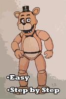 How to draw Freddy - Easy Affiche