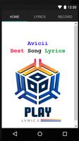 Poster Avicii Fine Lyrics