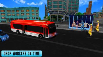 Employees Transport: Bus Simulator 3D capture d'écran 3