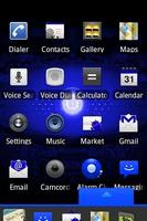 Blue Droid Dxtop Theme 스크린샷 1