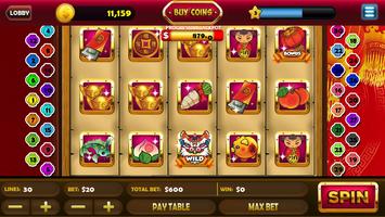 Golden Dragon Casino Slots Machines Poster