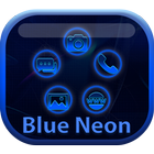 Icona Smart Launcher Blue Neon
