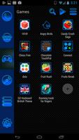 Smart Launcher Blue Neon screenshot 3
