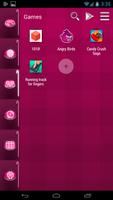 Smart Launcher Pink Neon captura de pantalla 3