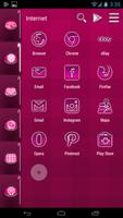 Smart Launcher Pink Neon captura de pantalla 1