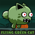 Flying Green Cat