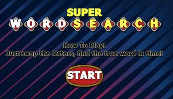 Super Word Search Puzzle Game Affiche
