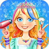 Snow Hair Salon Doll icon