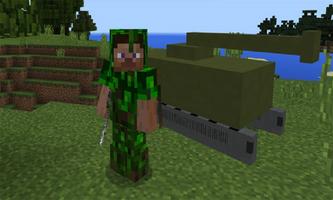 War of Tanks Mod for MCPE Affiche