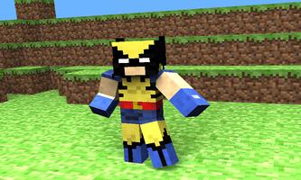 Wolverine Mod for MCPE Affiche