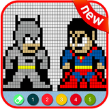 SuperPixel – Hero Coloring by Number icon