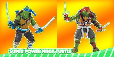 Power Toy Ninja Turtle puzzle ポスター