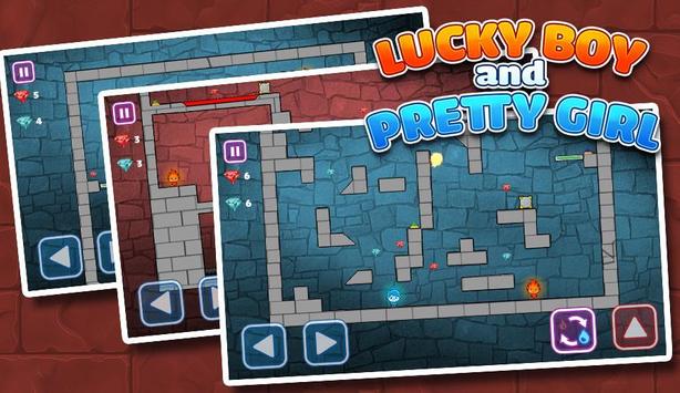 [Game Android] LuckyBoy And PrettyGirl - Crystal Temple Maze