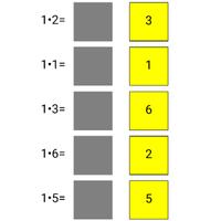 1 times table poster