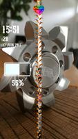 Pink Spinner Zipper Screen Lock screenshot 2
