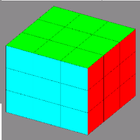 Colored Puzzle Cube آئیکن