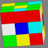 Colored Puzzle Cube imagem de tela 1