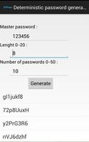 Deterministic Password Gen पोस्टर