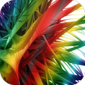 Colored Feather Live Wallpaper