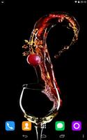 Glass of wine Live Wallpaper 海報