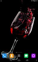 Glass of wine Live Wallpaper 截圖 2