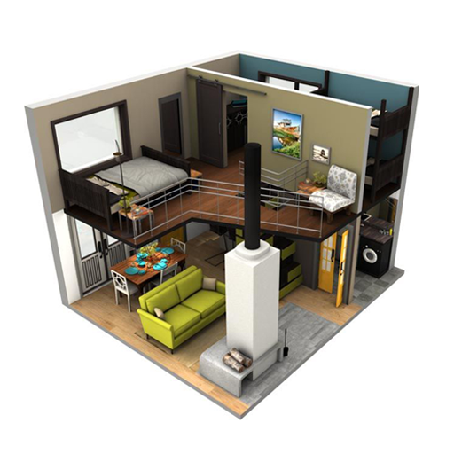 Piccola casa design 3D