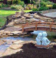 پوستر Small Backyard Water Features Design