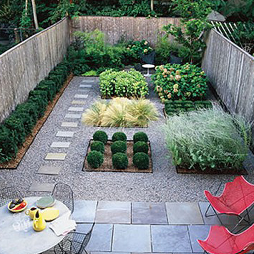 小さな庭のデザイン