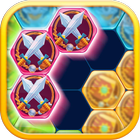 Hexa Block Puzzle: Free Jigsaw Puzzle Game آئیکن