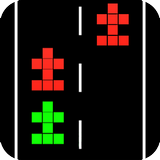 Classic Vintage Car Racing: Brick Game Car Racing icône