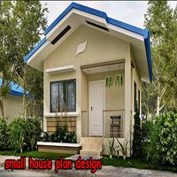 small house plan design Affiche