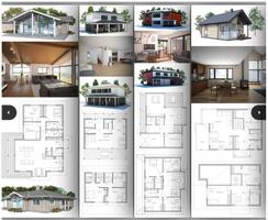 Poster Small House Plans