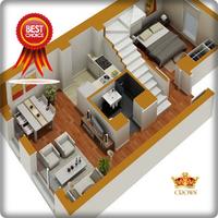 Small 5D Home Design Affiche