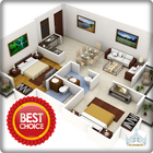 Small Home Design 3D ikona