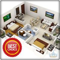 Small Home Design 3D plakat